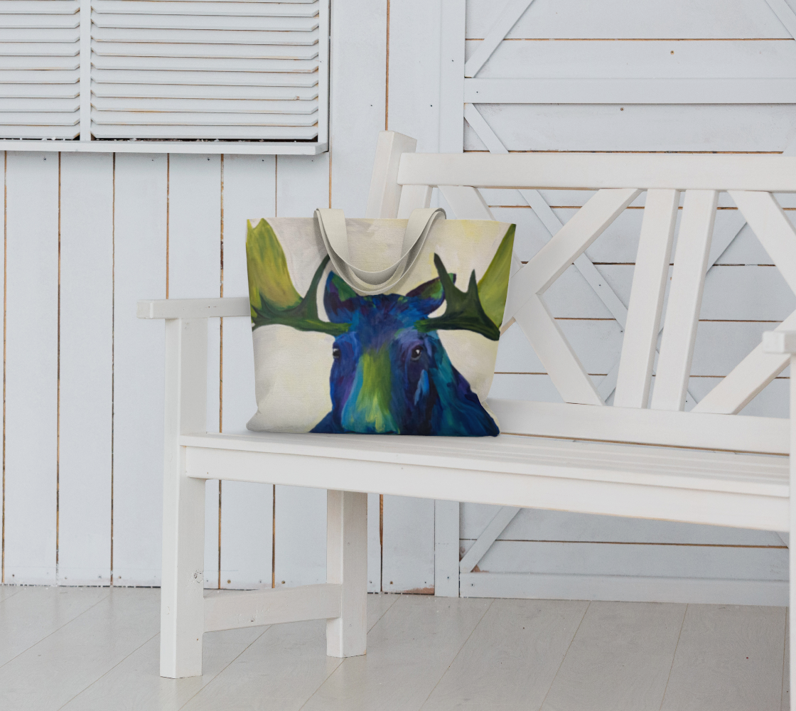 BLUE MOOSE MARKET TOTE