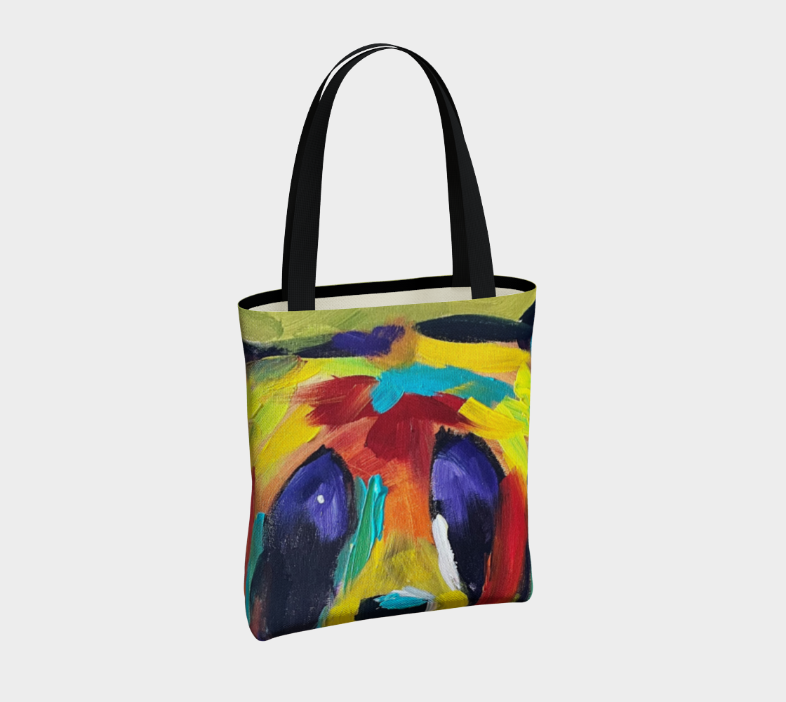 Bear Canvas Tote Bag