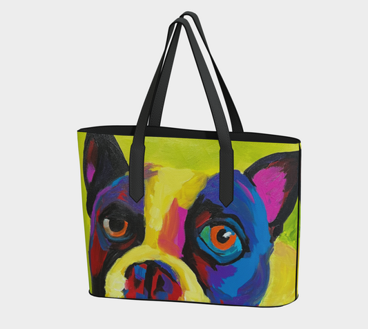 hank vegan leather tote