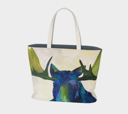 BLUE MOOSE MARKET TOTE