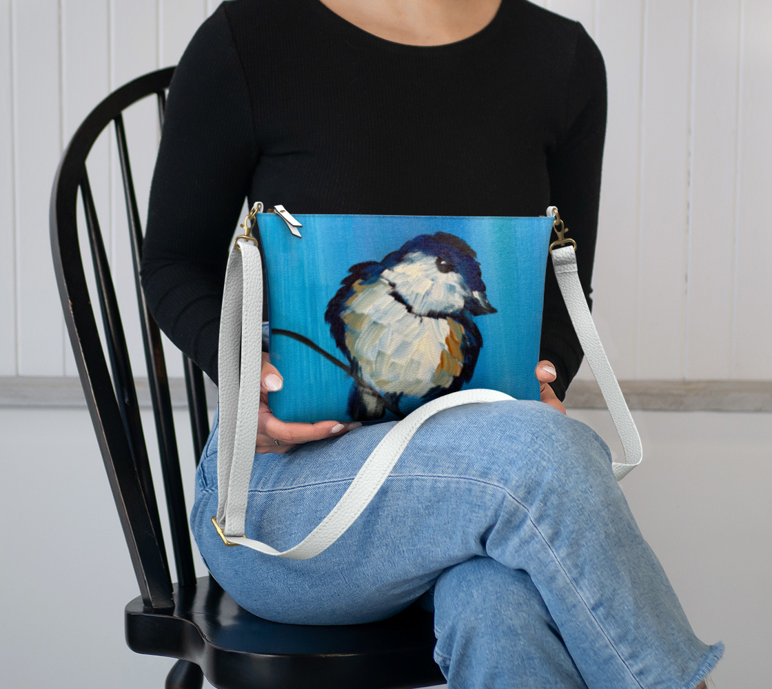 chickadee VEGAN LEATHER crossbody