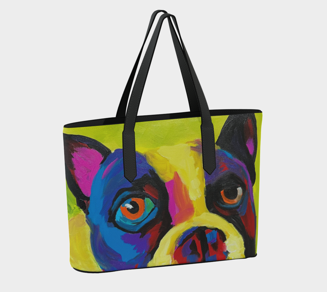 hank vegan leather tote