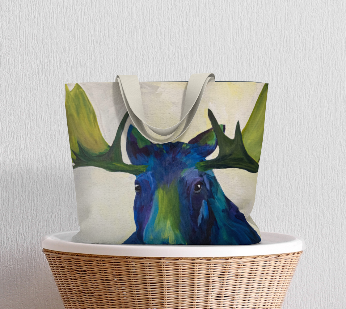 BLUE MOOSE MARKET TOTE