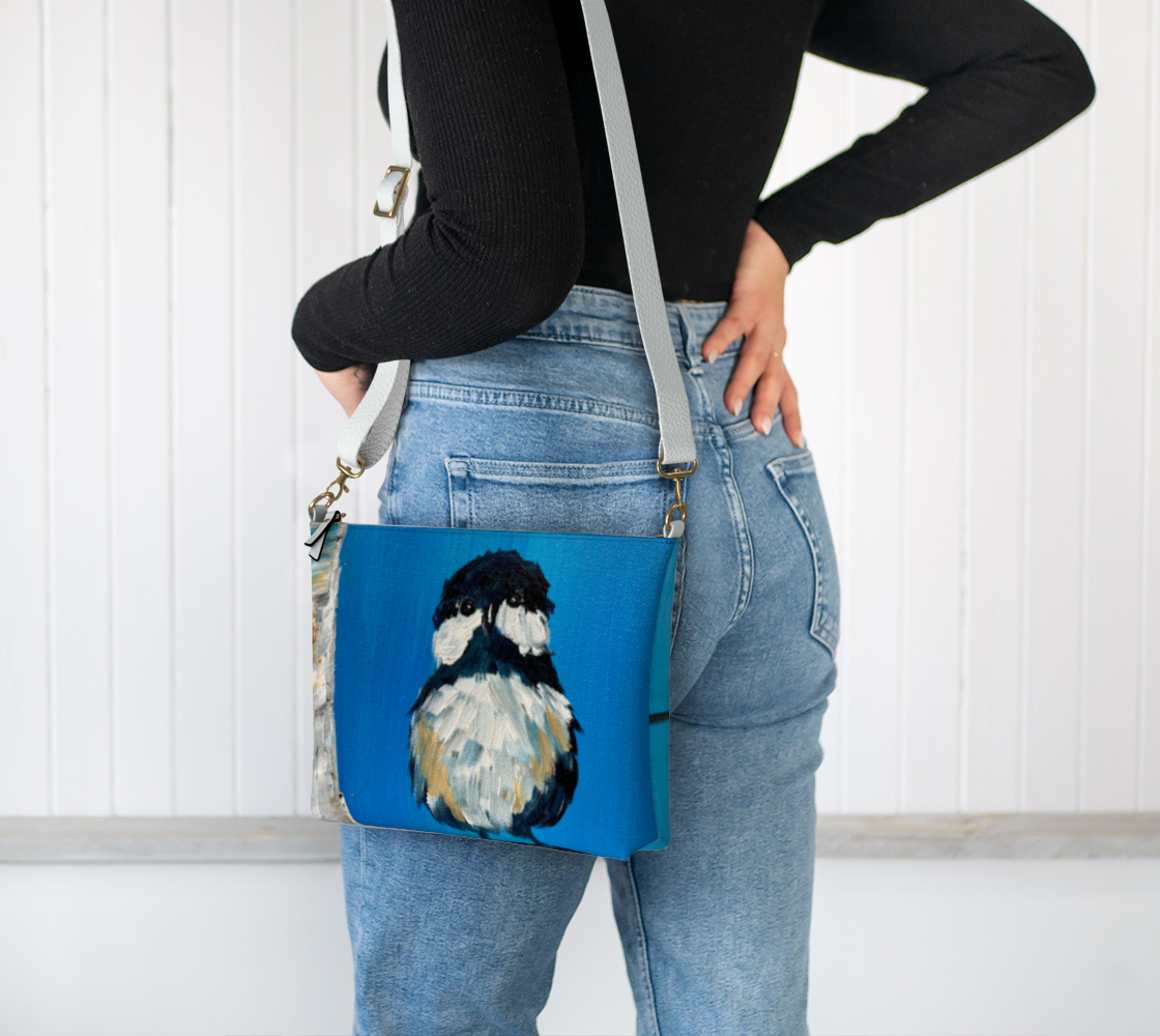 chickadee VEGAN LEATHER crossbody