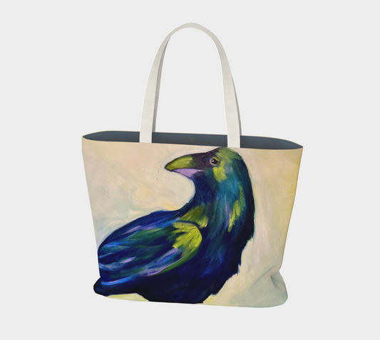 Crow large canvas tote