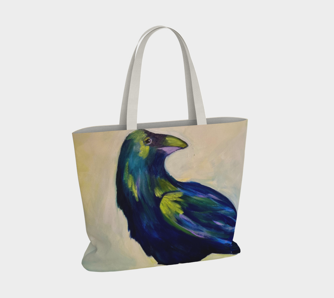Crow large canvas tote