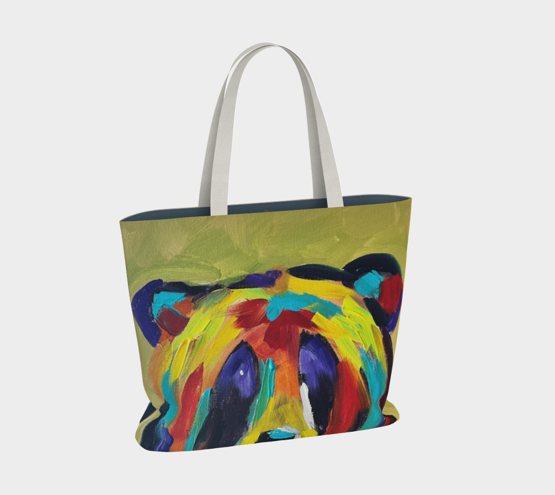 OG Bear large canvas tote