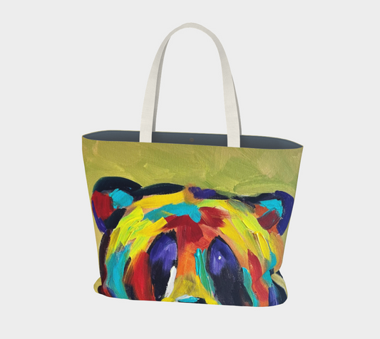 OG Bear large canvas tote