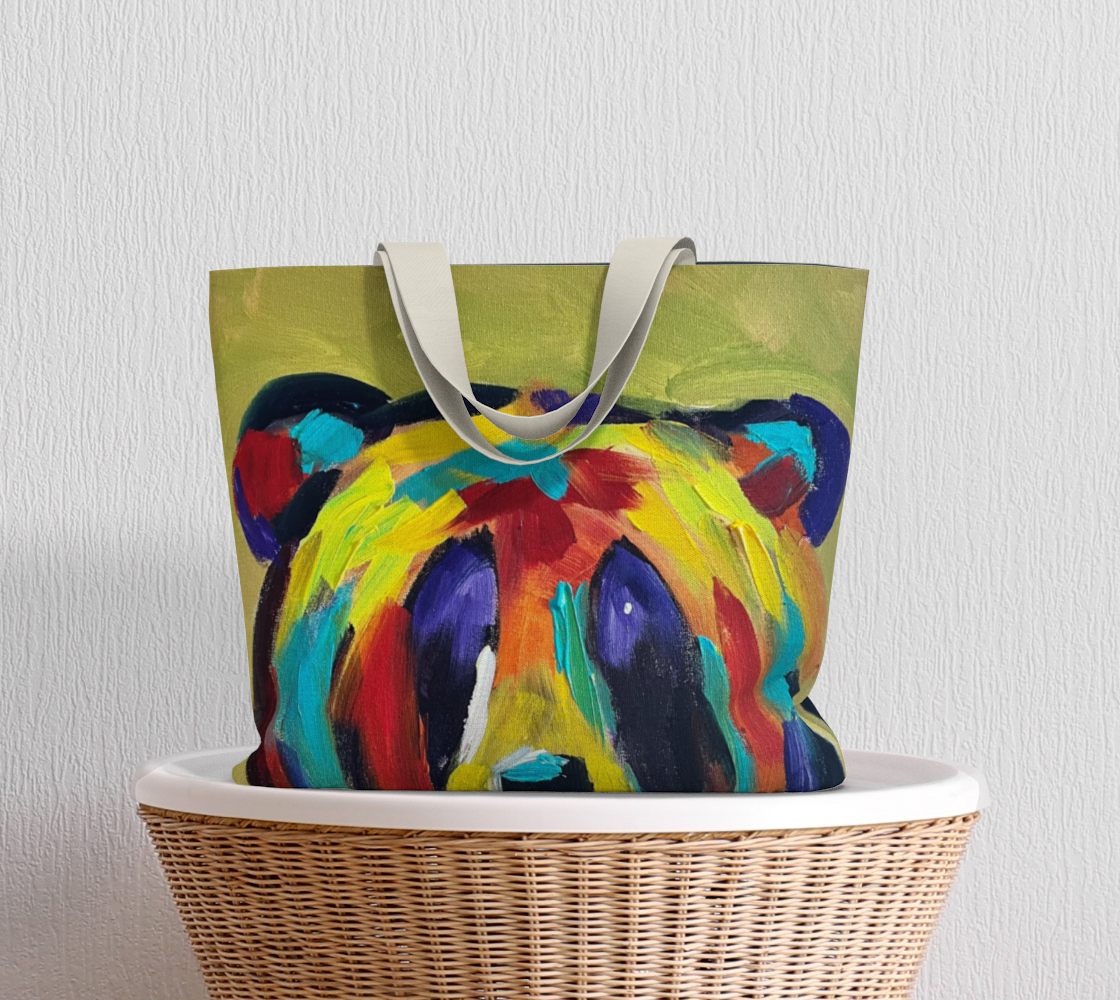 OG Bear large canvas tote