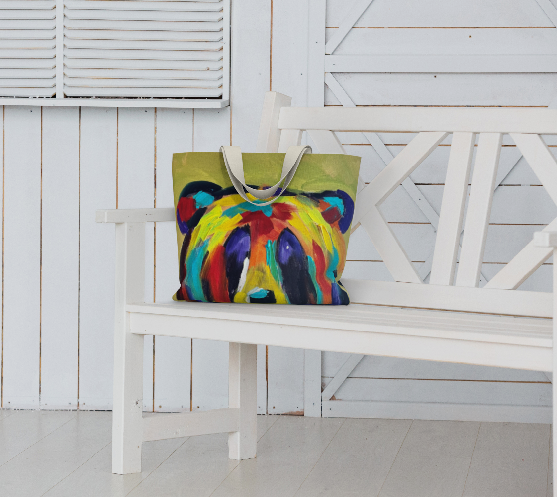OG Bear large canvas tote