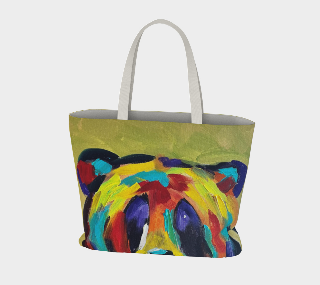 OG Bear large canvas tote