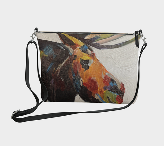 Brown moose cross body VL