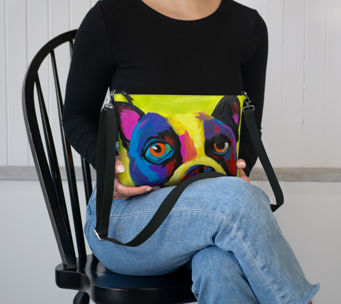 hank VEGAN LEATHER crossbody purse