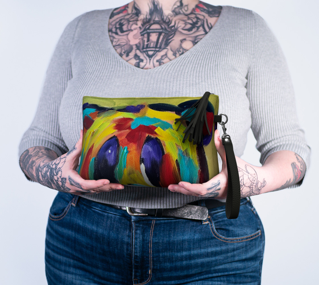 og bear vegan leather make up bag